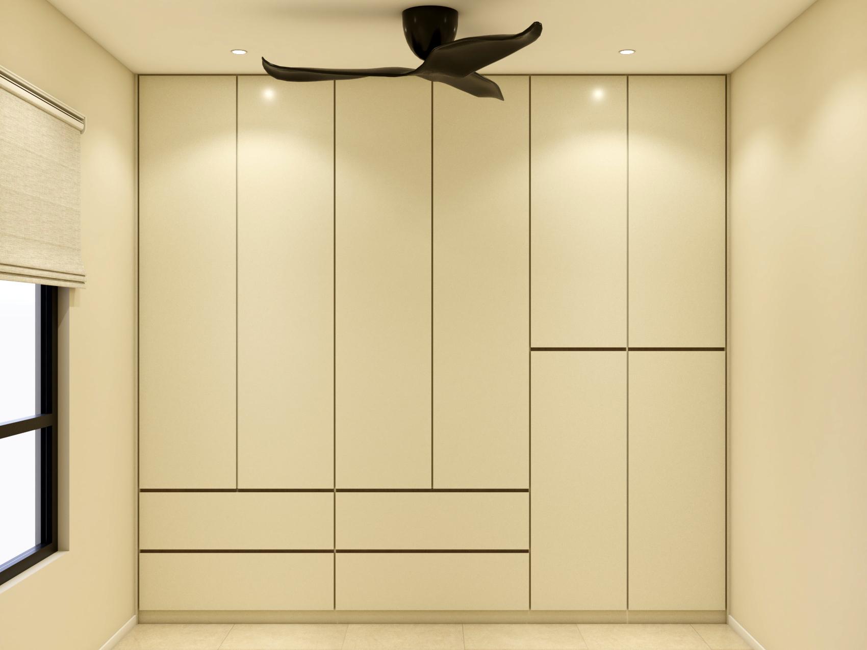 Ms. W, Curvo Residence — Bedroom