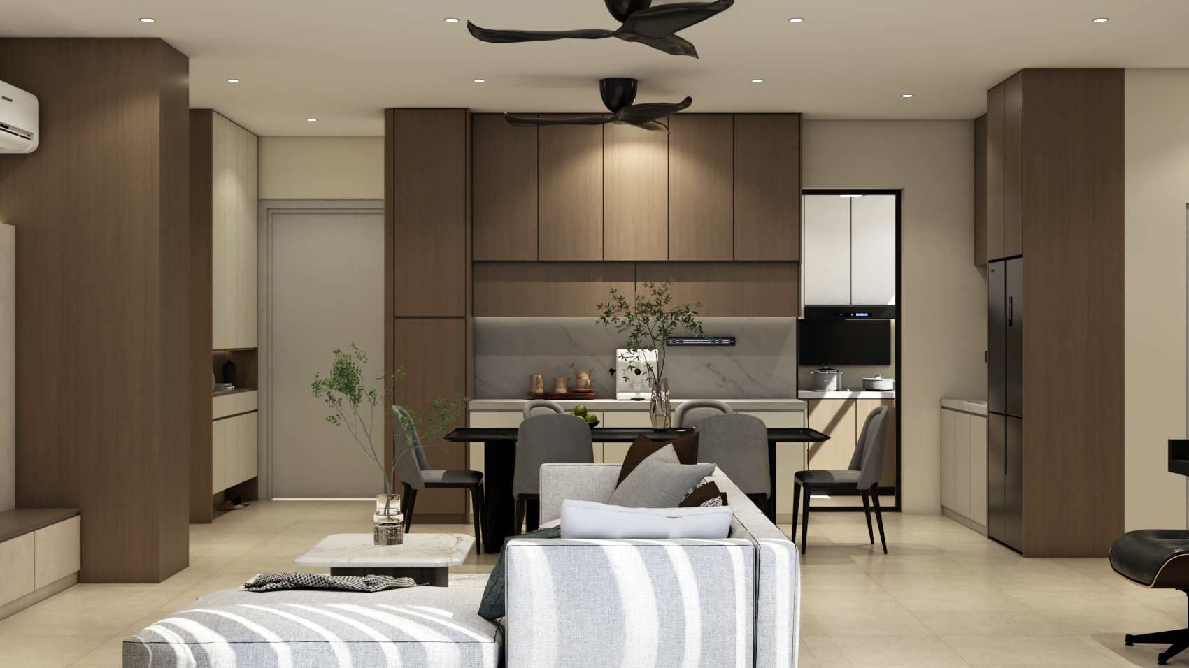 Ms. W, Curvo Residence — Living
