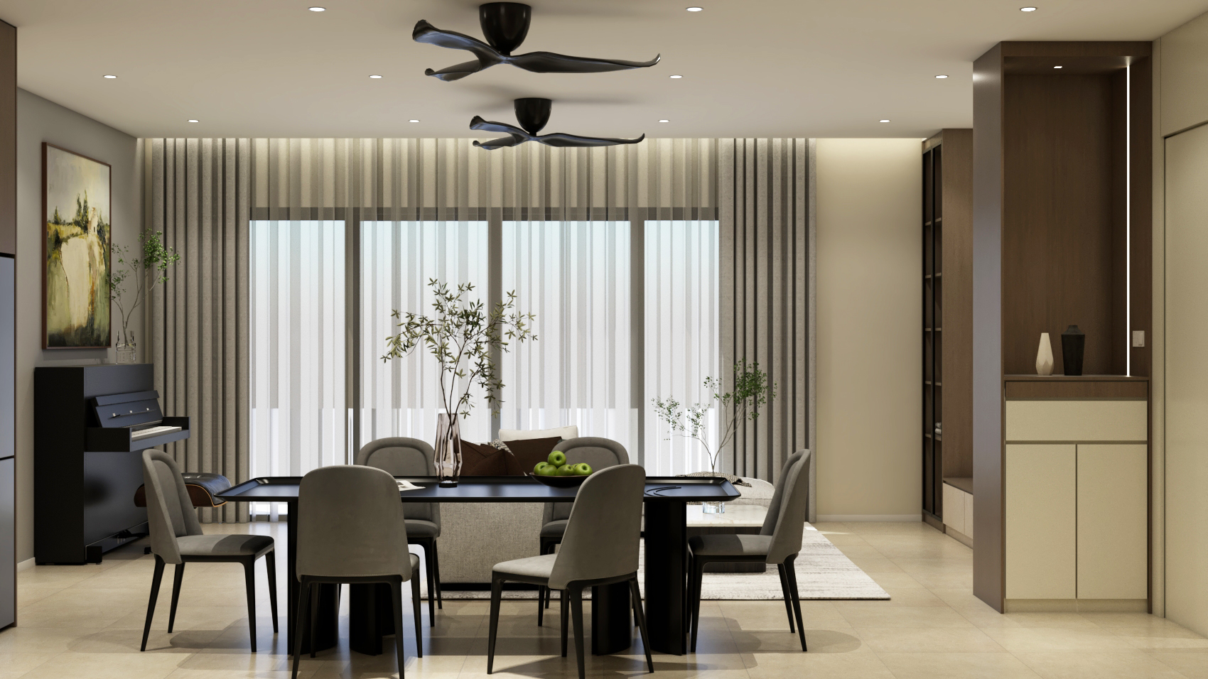 Ms. W, Curvo Residence — Living
