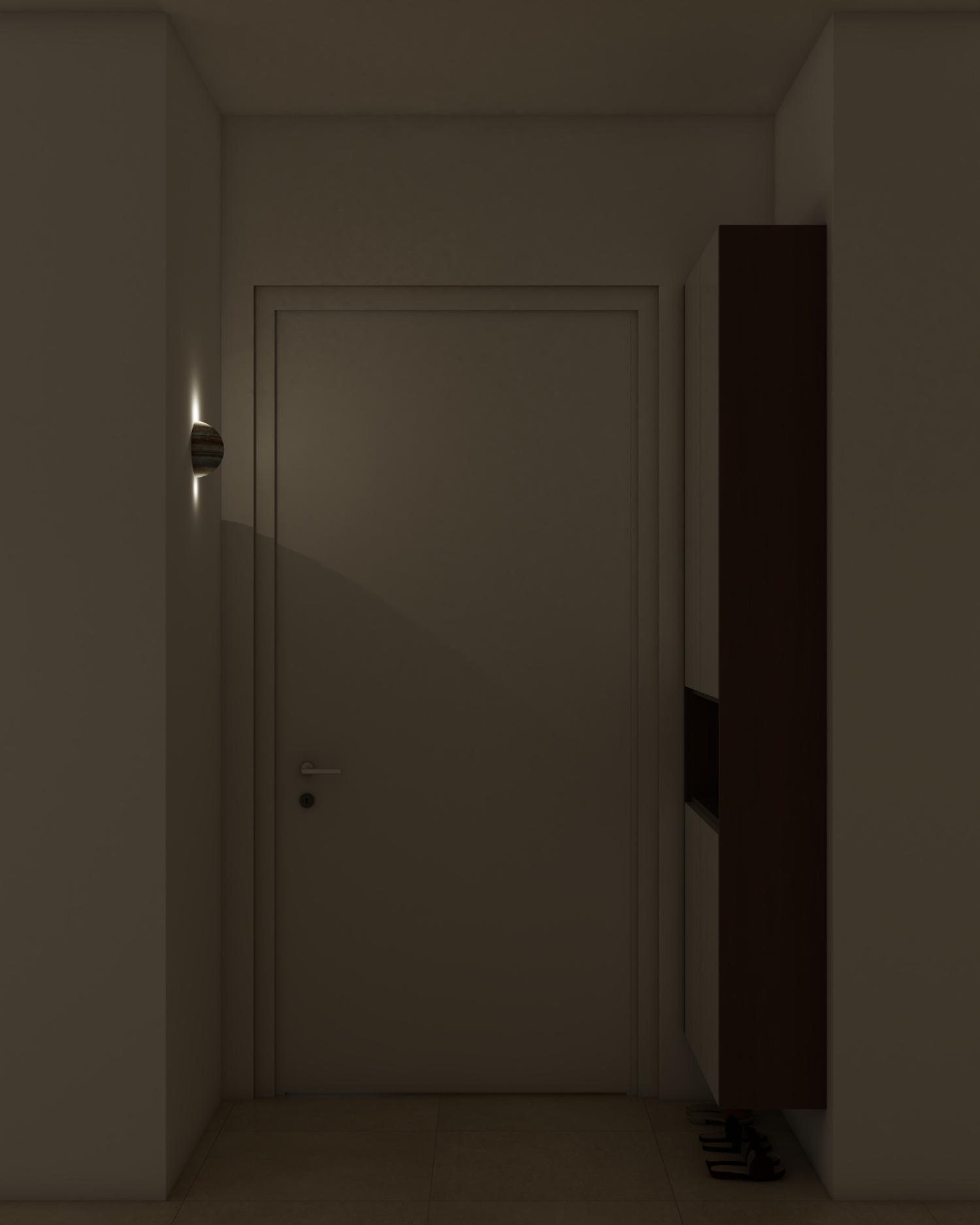 Pn. F, Curvo Residence — Entrance