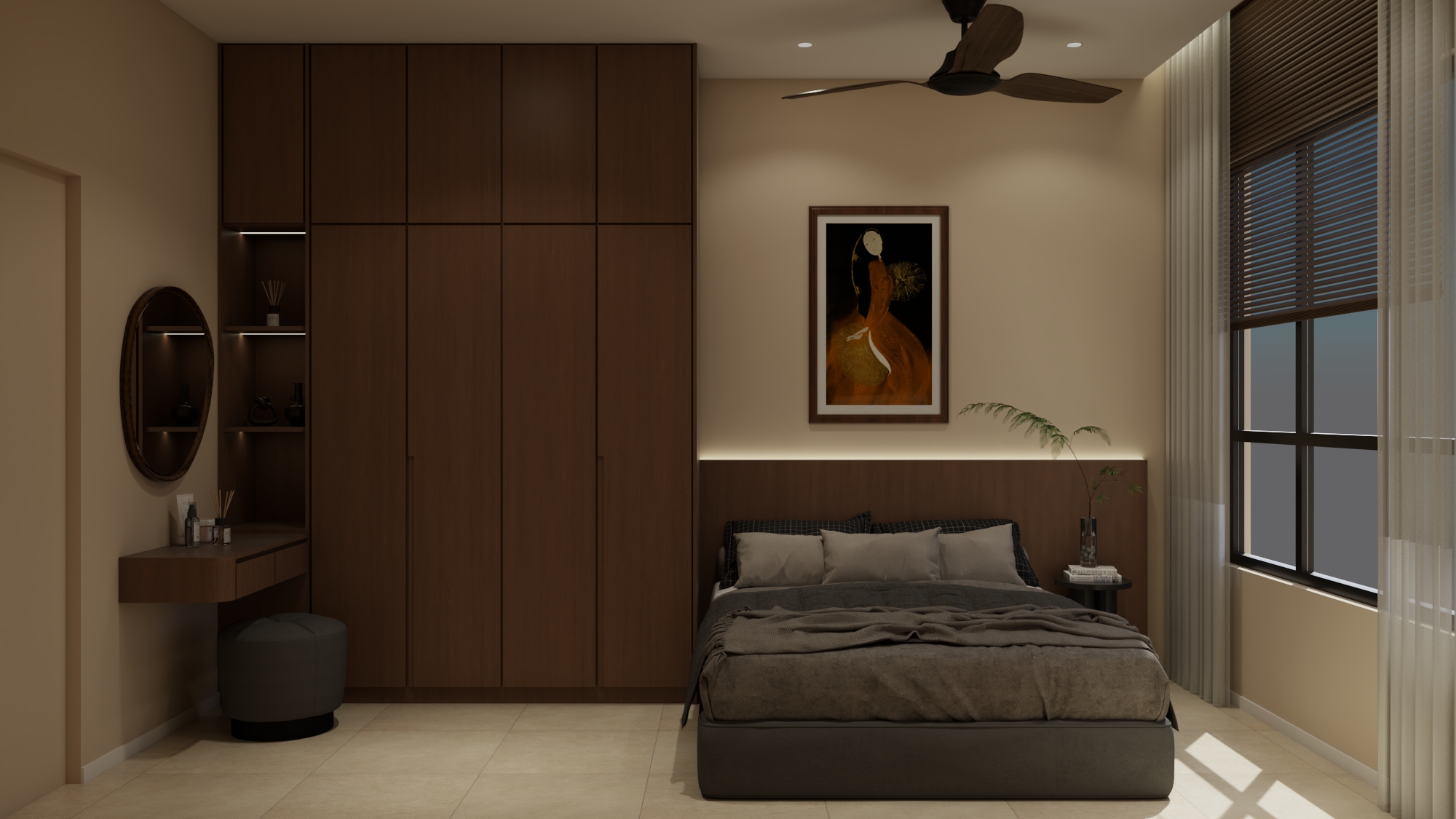 Pn. F, Curvo Residence — Master Bedroom