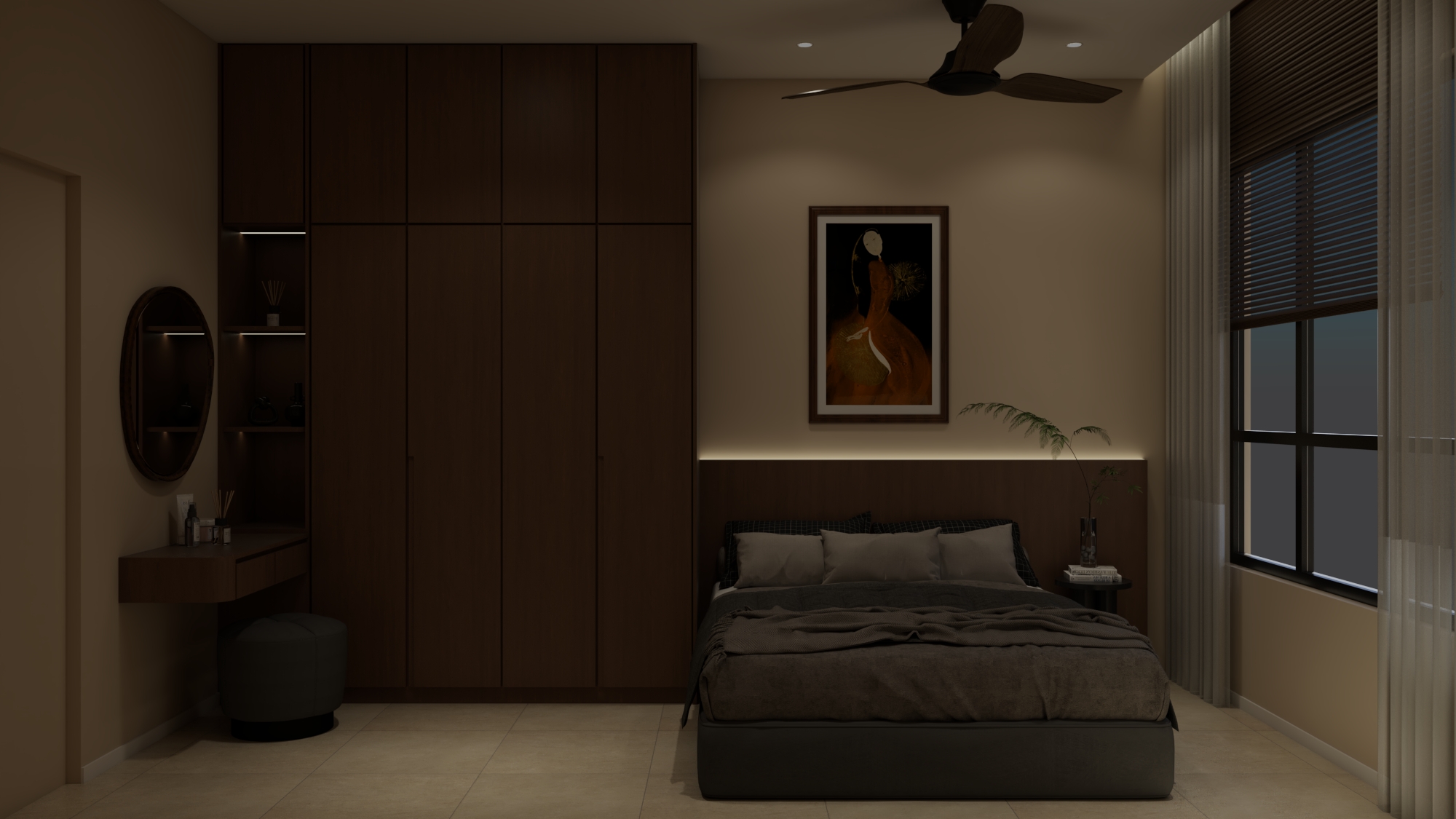 Pn. F, Curvo Residence — Master Bedroom