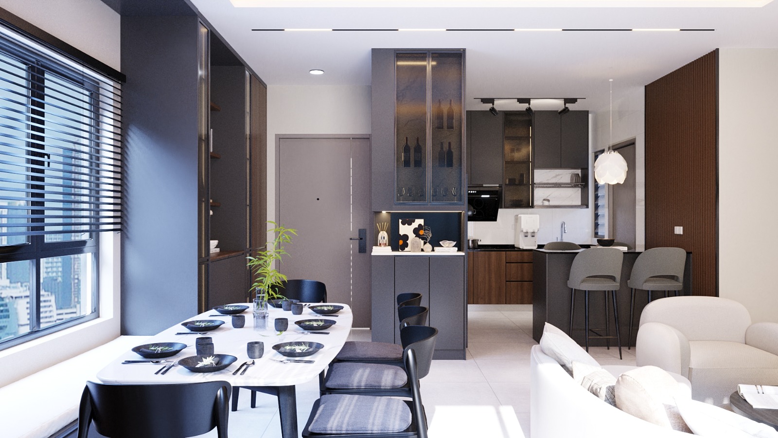 SkyVogue Residence — kitchen