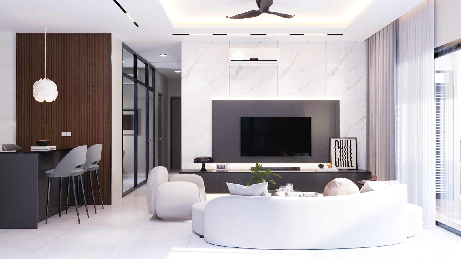 SkyVogue Residence — master bedroom