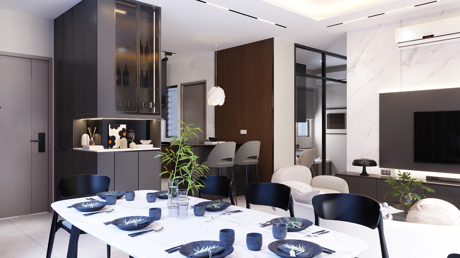 SkyVogue Residence — wardrobe