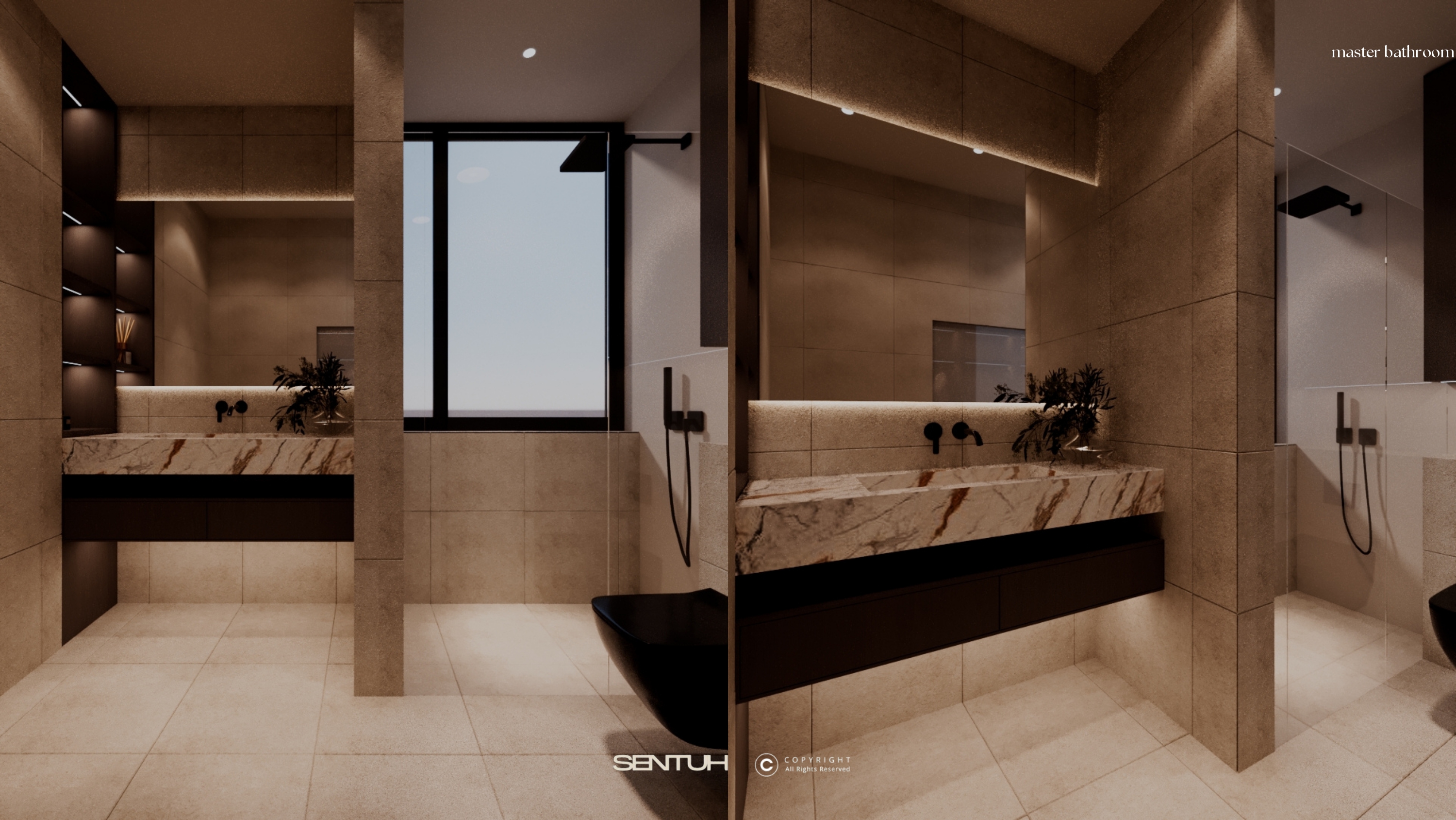 Ms. W, Damansara — Master Bathroom